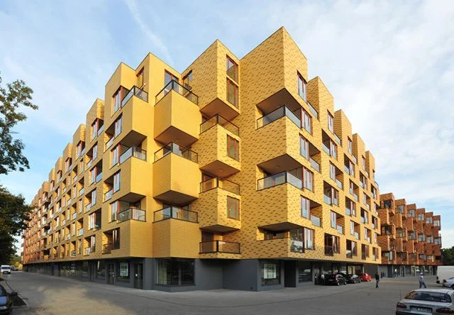 Dom wielorodzinny – apartamentowiec we Wrocławiu autorstwa Biura Projektów Lewicki Łatak