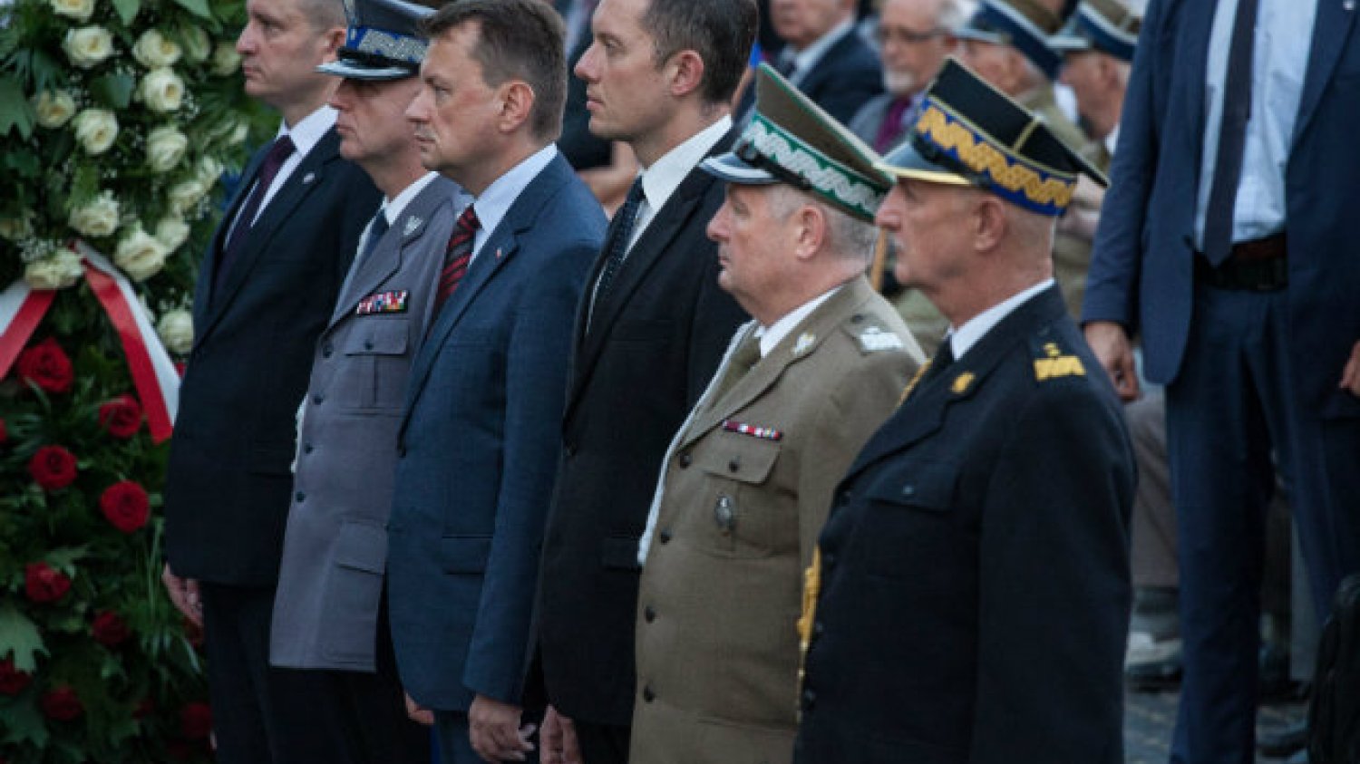 Apel Pamięci z okazji rocznicy powstania warszawskiego.