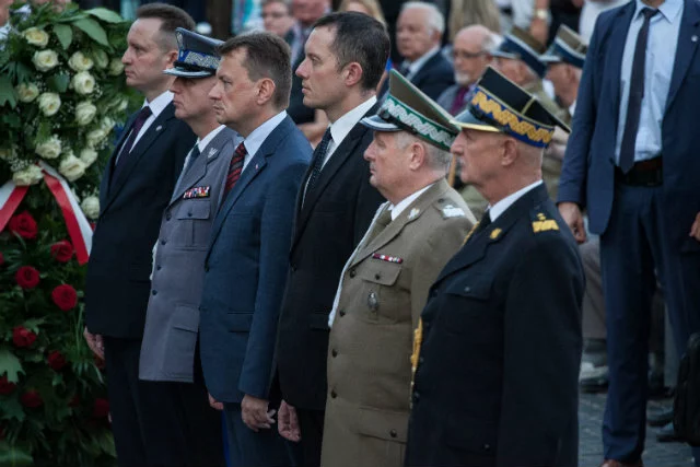 Apel Pamięci z okazji rocznicy powstania warszawskiego.