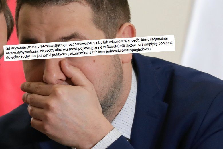 Internauci zwracają uwagę na fakt, że Patryk Jaki użył w swoim spocie zdjęcia wbrew zapisom regulaminu.