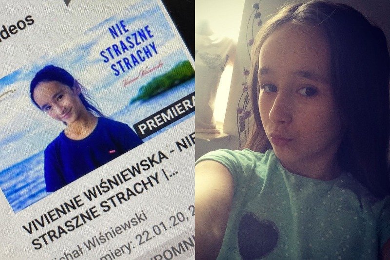 Córka Michała Wiśniewskiego i Ani Świątczak nagrała piosenkę "Nie straszne strachy".