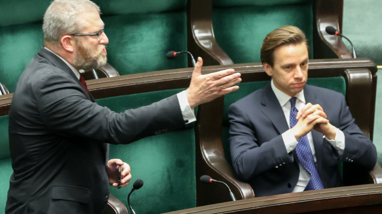 Grzegorz Braun i Krzysztof Bosak