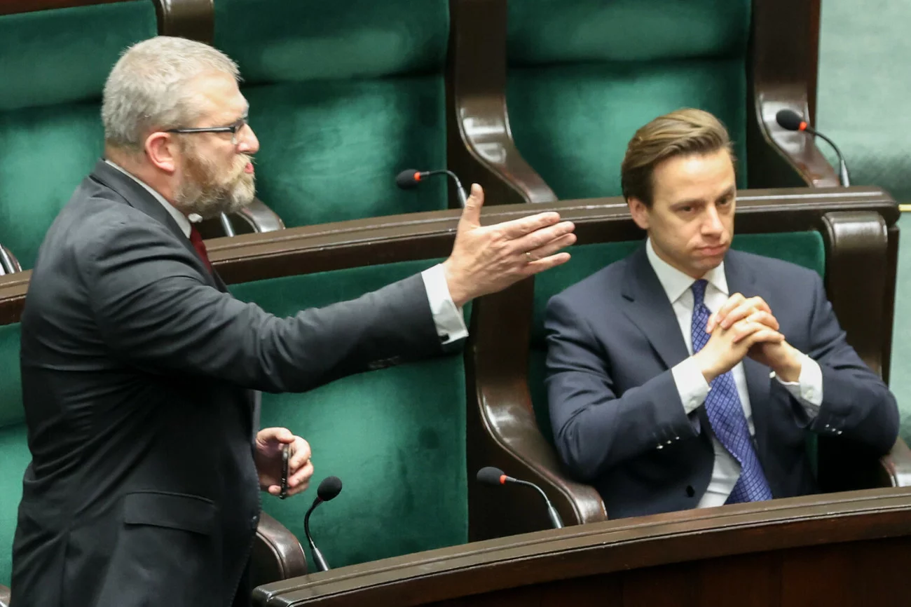Grzegorz Braun i Krzysztof Bosak
