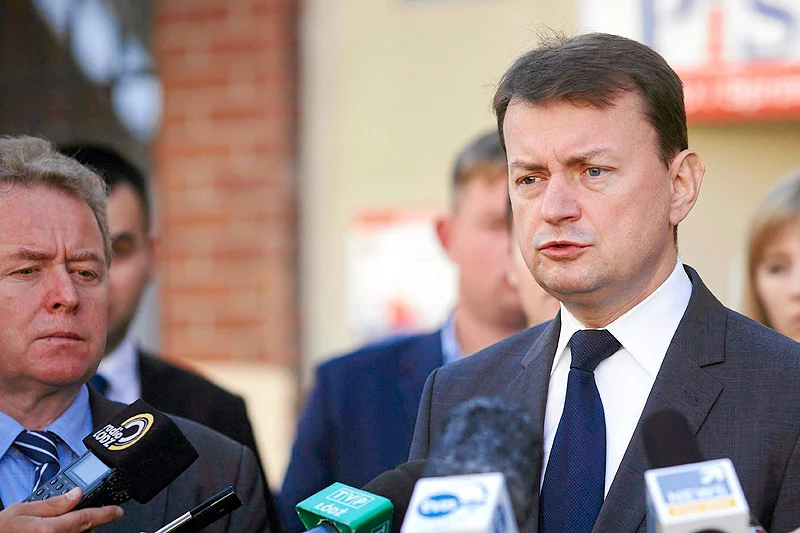 W Łodzi Mariusz Błaszczak i Janusz Wojciechowski atakowali konkurencję za nawoływanie do "nienawiści i przemocy" skierowanej wobec PiS.