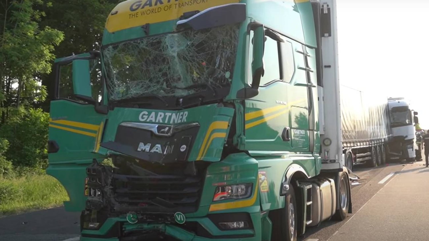 Karambol na autostradzie w Niemczech. 54-letni Polak nie wyhamował