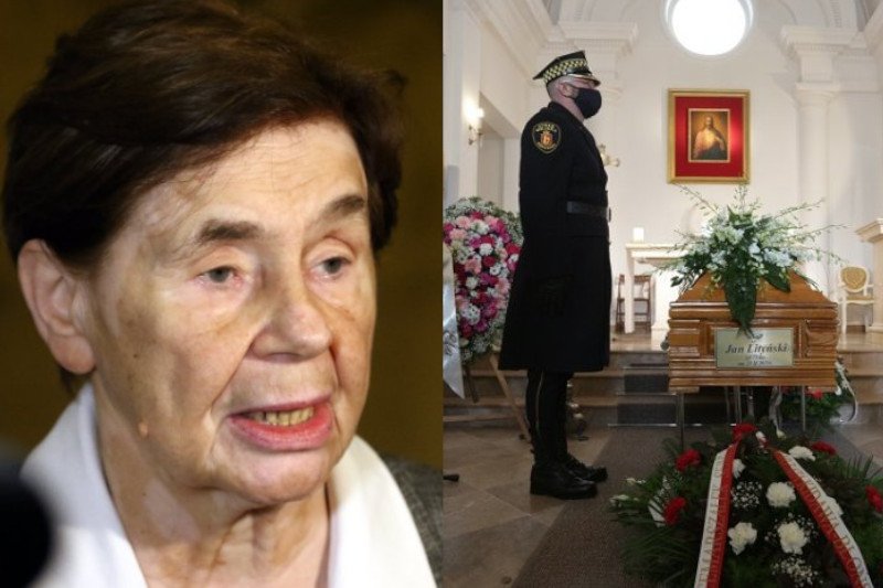 Zofia Romaszewska nie została wpuszczona do kościoła na pogrzeb Jana Lityńskiego.