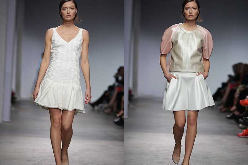 Na pokazie kolekcji Veronique dominowały pastele