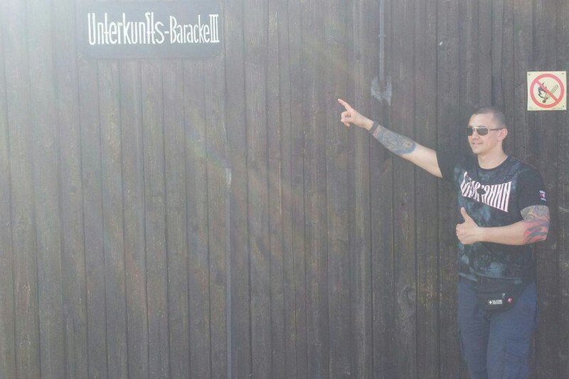 Kolejny Ukrainiec publikuje kontrowersyjne zdjęcia z obozu na Majdanku