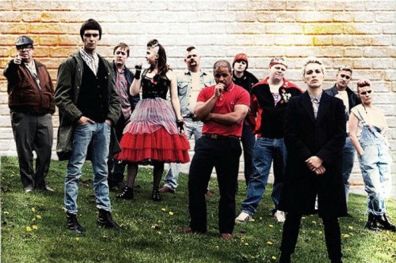 Bohaterowie serialu "To właśnie Anglia".