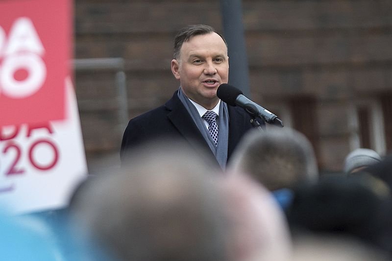 Andrzej Duda pozwolił sobie na chwilę szczerości w Bytomiu.