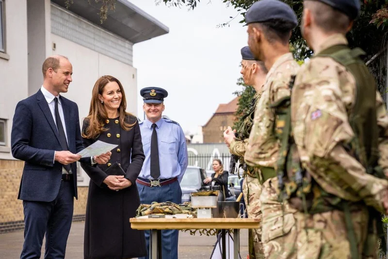 Kate i William odwiedzili kadetów brytyjskich sił powietrznych.