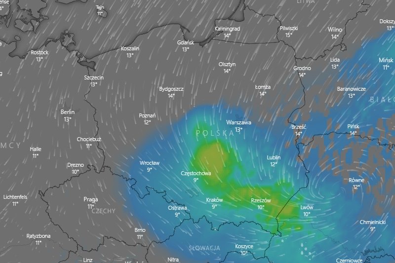 Prognoza pogody na koniec maja.