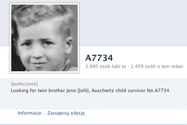 Facebookowy profil A773, zdjęcie 5-letniego Menachema Bodnera