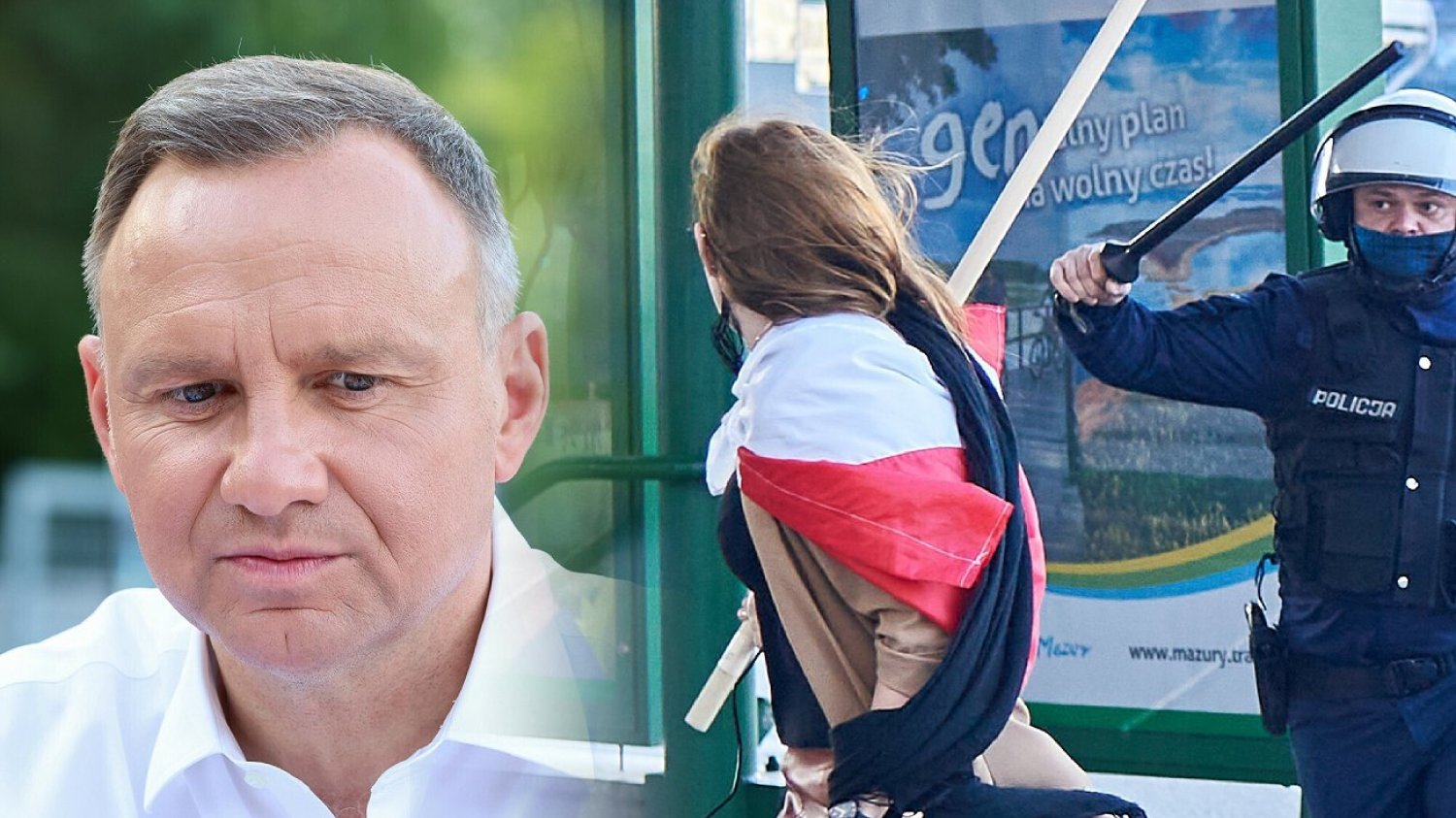 Internauci wypominają Andrzejowi Dudzie przemoc policyjną