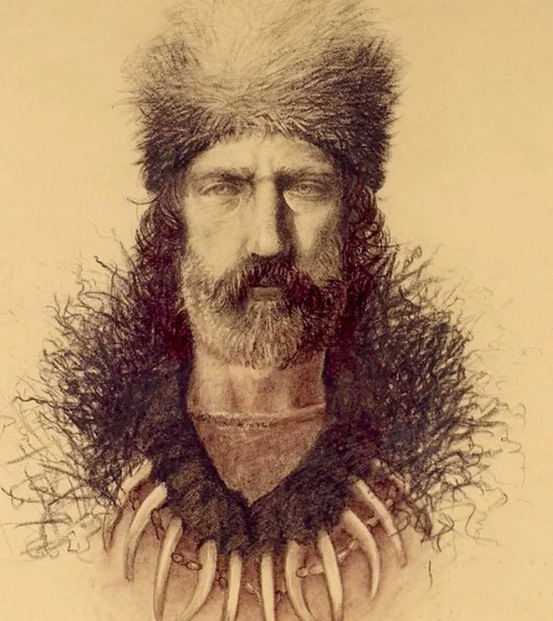Tak w rzeczywistości miał wyglądać Hugh Glass.