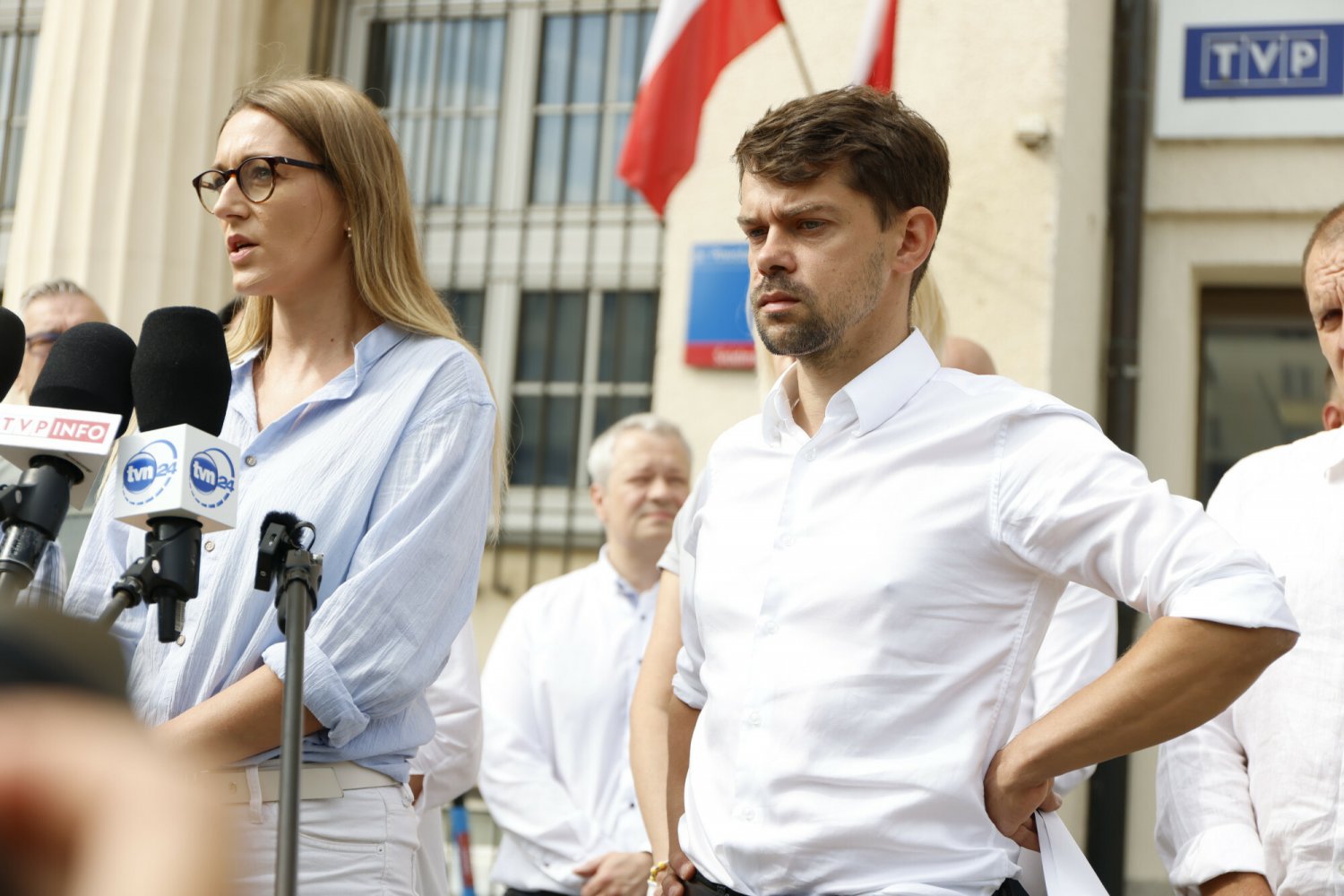 Kłótnia na konferencji Kołodziejczaka.