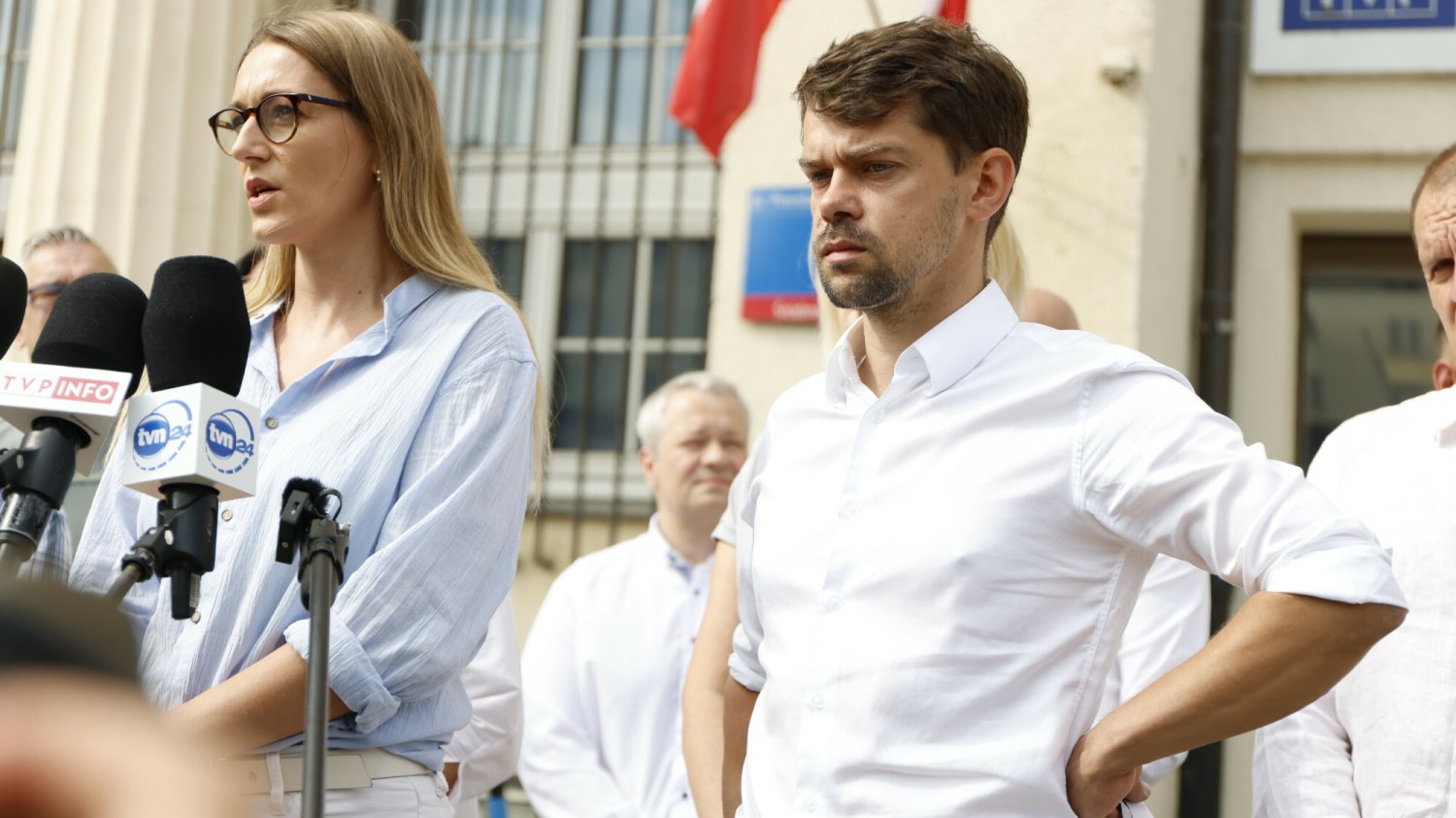 Kłótnia na konferencji Kołodziejczaka.