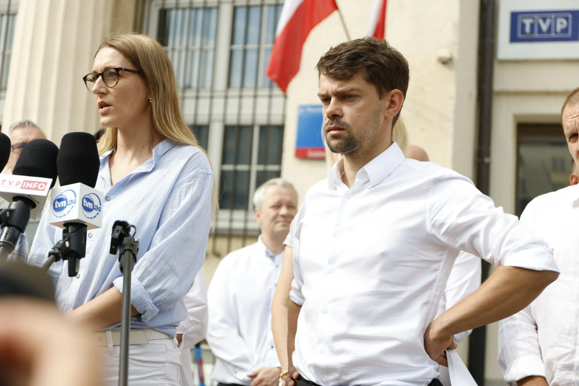 Kłótnia na konferencji Kołodziejczaka.