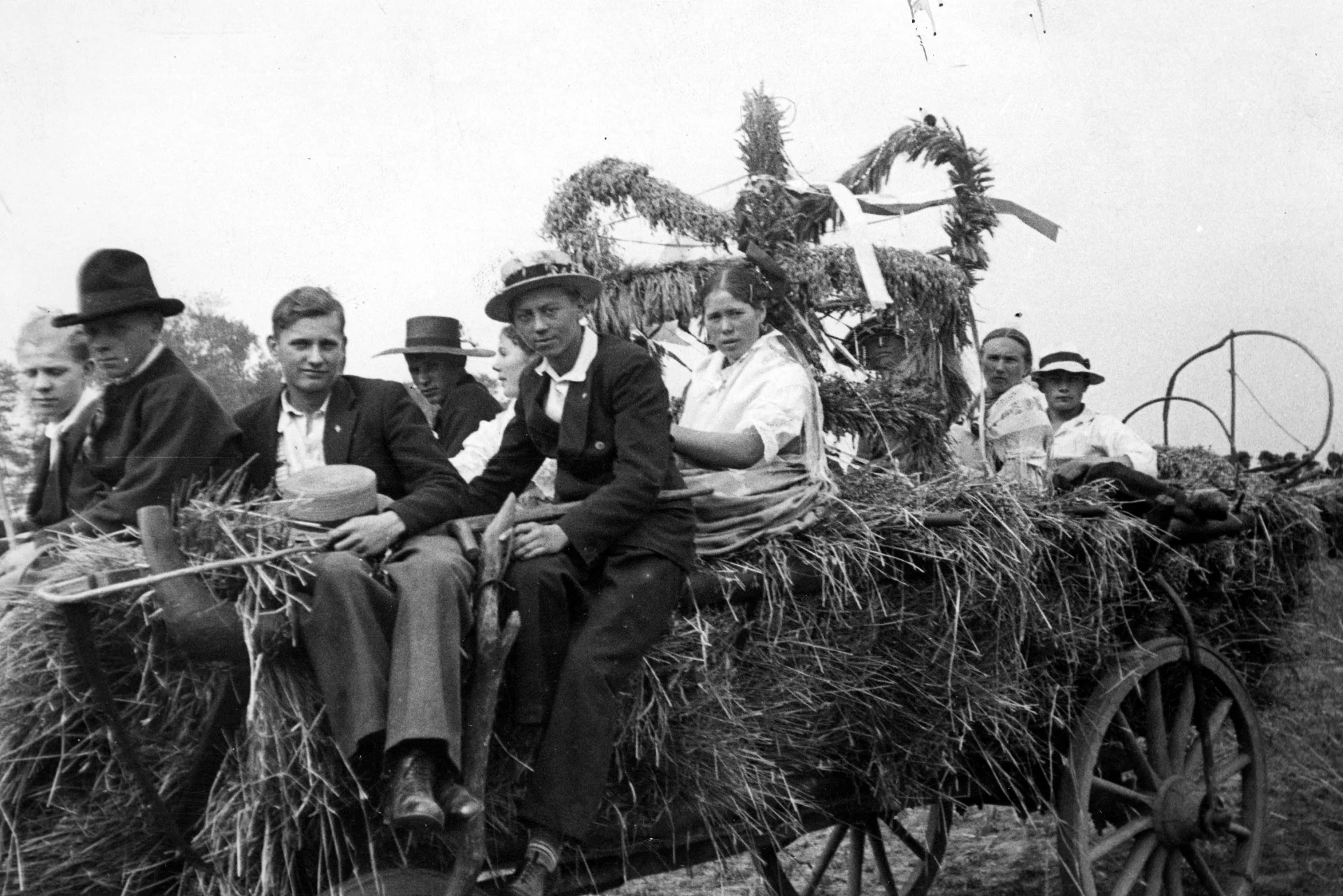 Dożynki w Piekarach Wielkich, 1933 r.