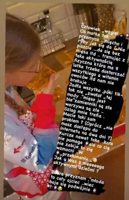 Justyna Żyła ostro o wegetarianizmie.