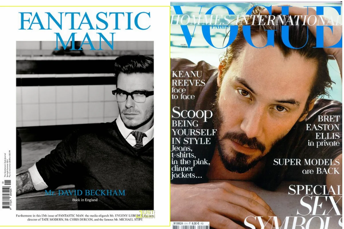 Okładki: Fantastic Man # 13 i Vogue Hommes International wiosna/lato 2009