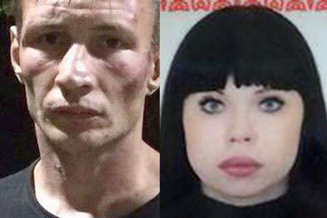 Para kanibali, Dmitry Bakszajew i Natalia Bakszajew, złapana w Rosji