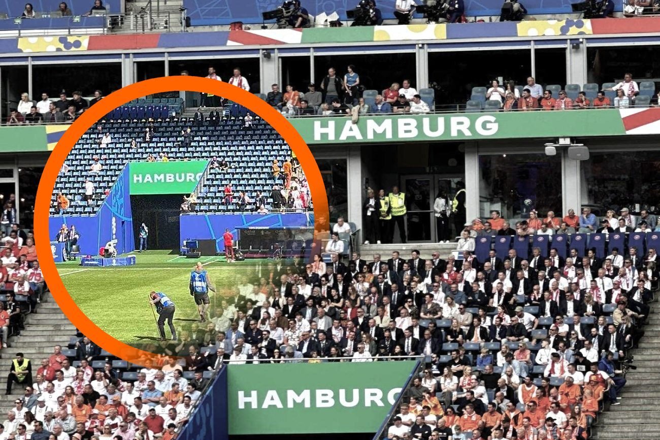 Mecz Polska - Holandia. Sektor VIP-ów nagle opustoszał