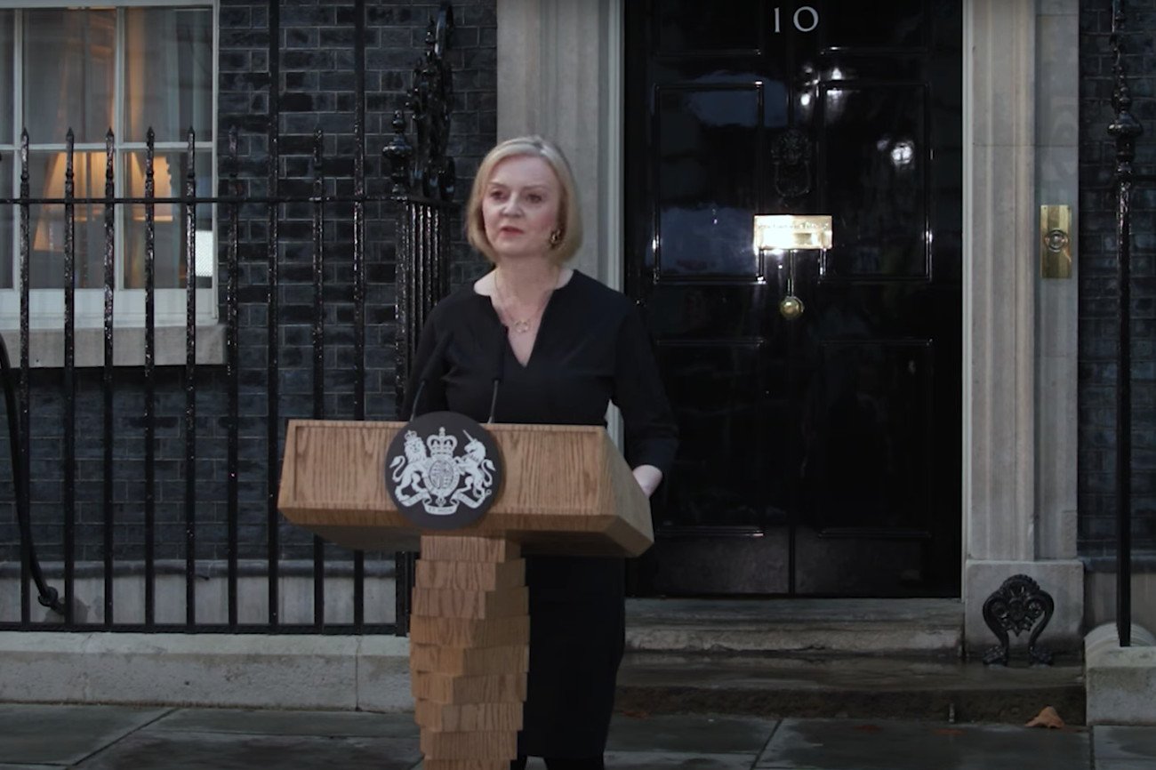 Premier Liz Truss żegna królową Elżbietę II