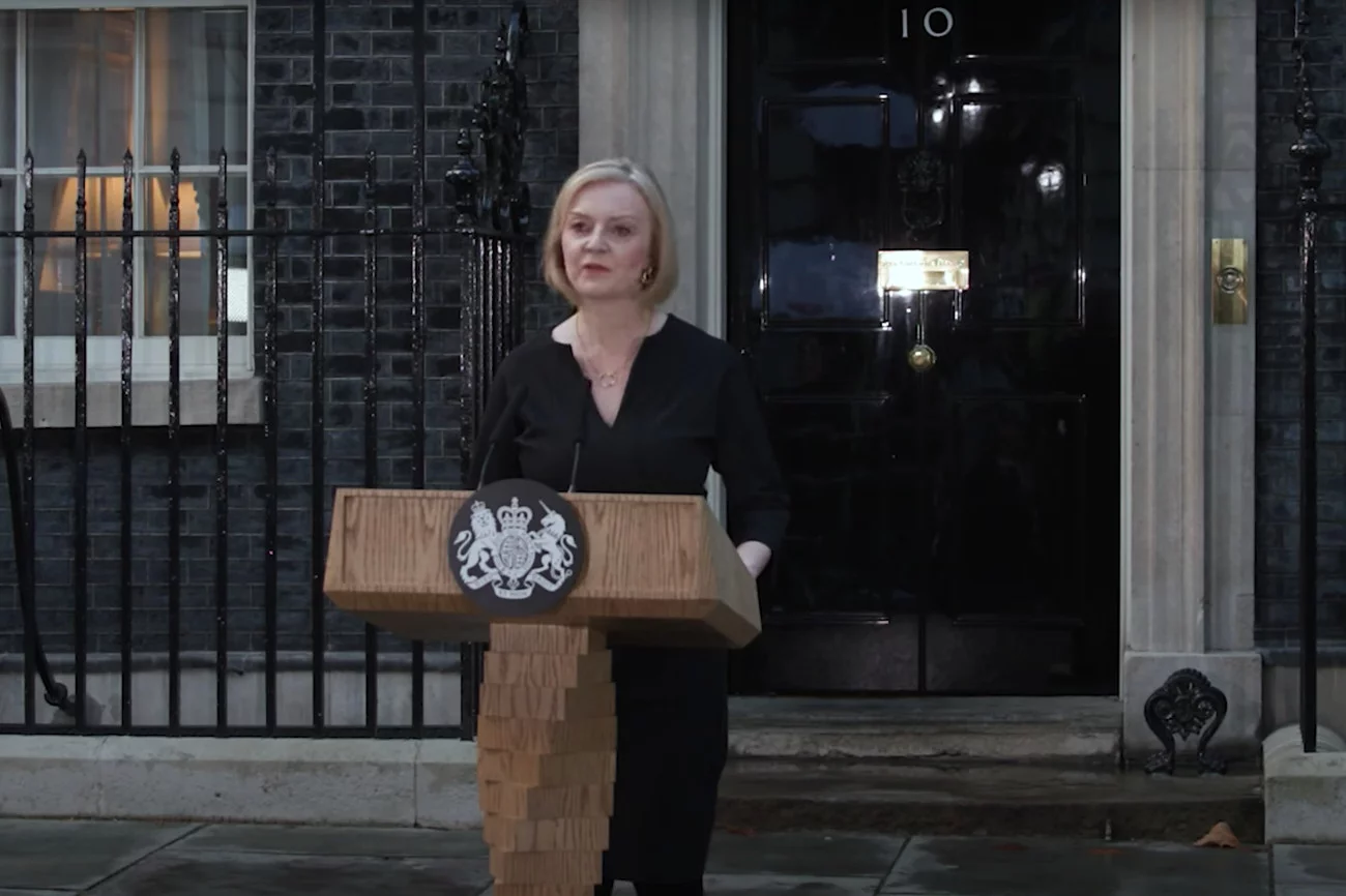Premier Liz Truss żegna królową Elżbietę II