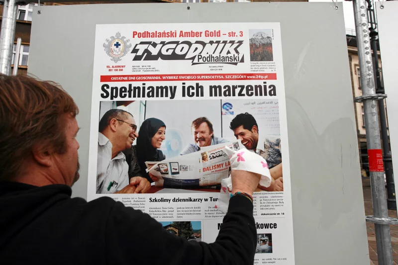 Redakcja "Tygodnika Podhalańskiego" stała się bohaterem "Wiadomości" TVP, ponieważ protestowała w sprawie Sylwestra pod Wielką Krokwią.