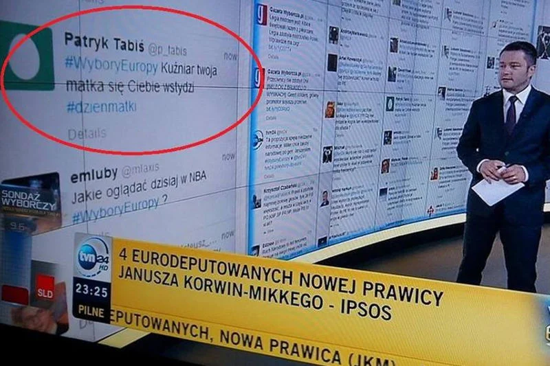 Jarosław Kuźniar został "strollowany" przez użytkowników Twittera.