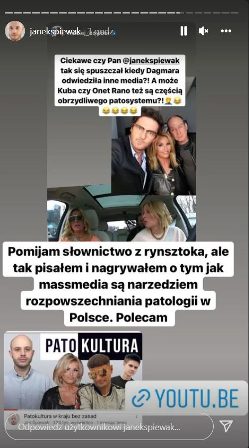Jan Śpiewak odpowiada Maciejowi Dowborowi.
