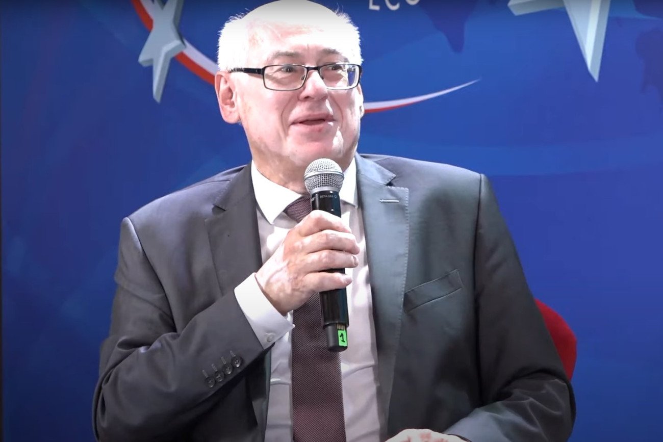Europoseł PiS Zdzisław Krasnodębski na Forum Ekonomicznym w Karpaczu
