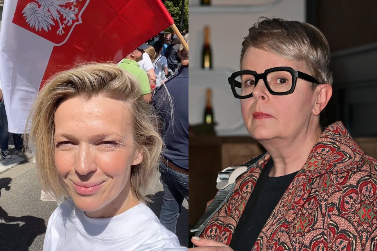 Marsz 4 czerwca. Mołek, Przetakiewicz i Korwin-Piotrowska są na miejscu