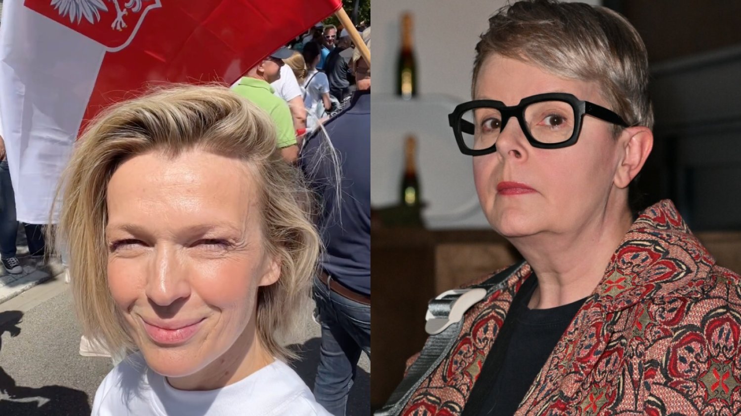 Marsz 4 czerwca. Mołek, Przetakiewicz i Korwin-Piotrowska są na miejscu