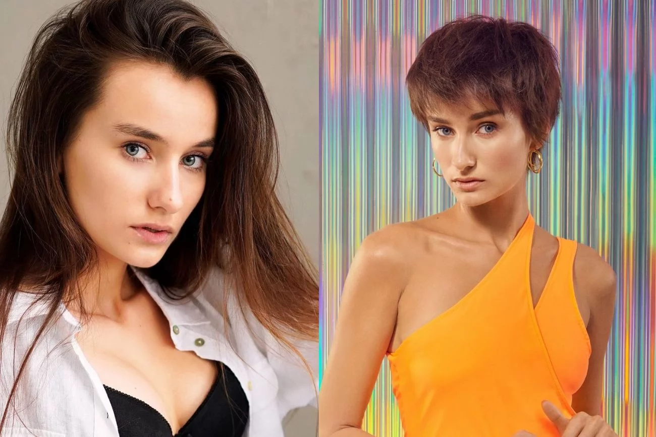 Olga Król przed i po metamorfozie.