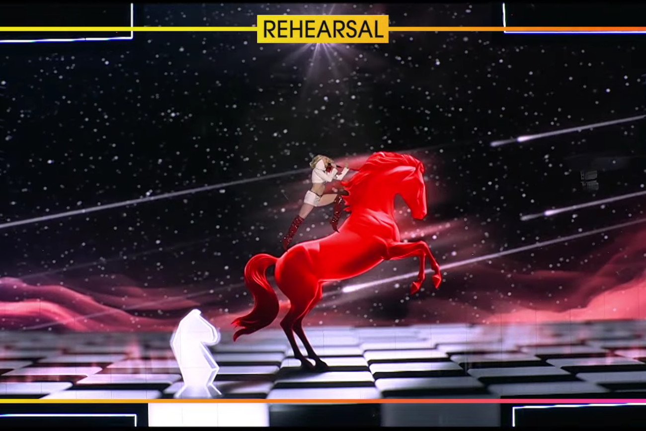 Zapowiedzi występu Luny na Eurowizji.