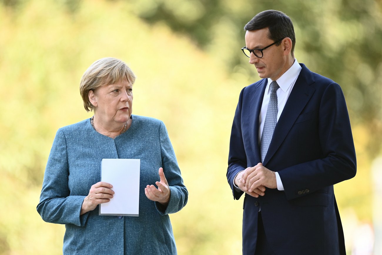 Mateusz Morawiecki skrytykował Angelę Merkel za rozmowę z Alaksandrem Łukaszenką.
