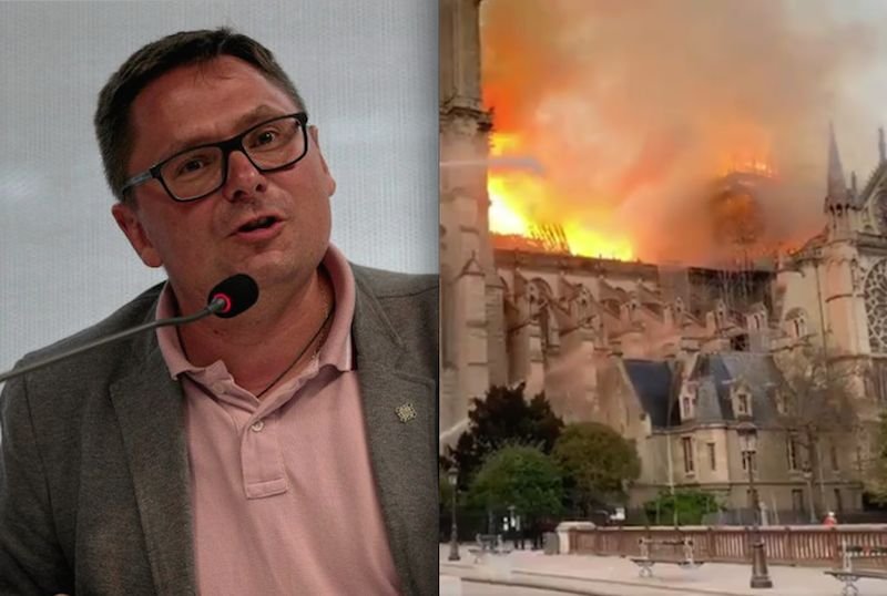 Tomasz Terlikowski dopatrzył się specjalnych znaków w pożarze katedry Notre Dame.