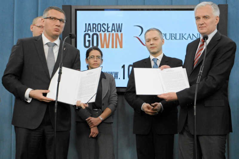 Zaledwie trzy miesiące trwała współpraca Jarosława Gowina z Przemysławem Wiplerem.