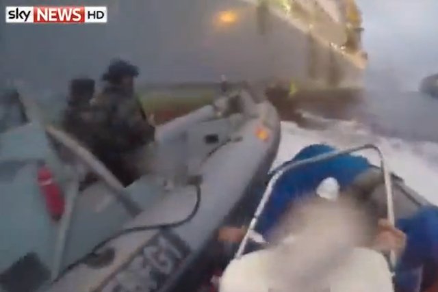 Hiszpańska marynarka zaatakowała pontony Greenpeace'u