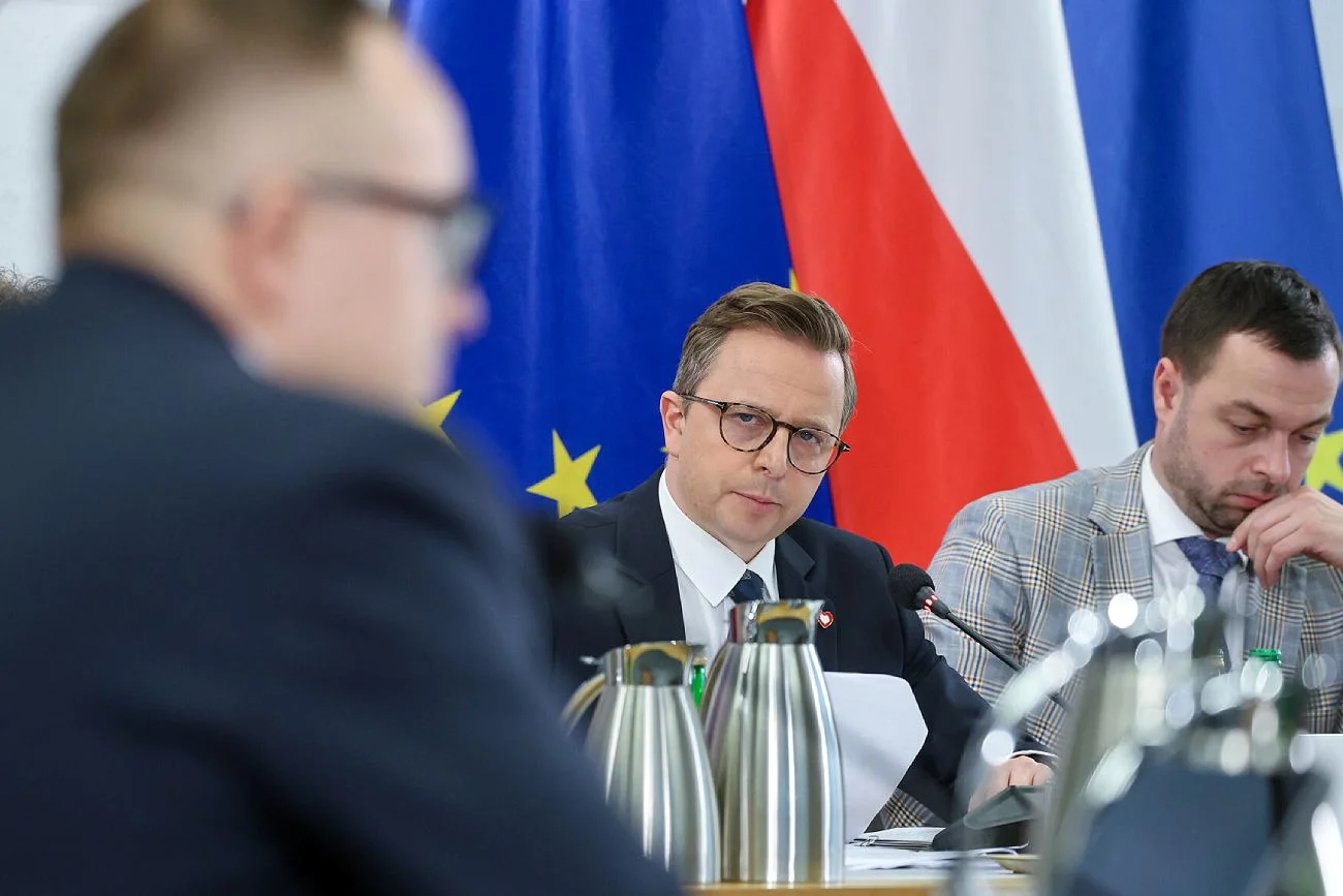 Dariusz Joński i Artur Soboń na posiedzeniu sejmowej komisji śledczej