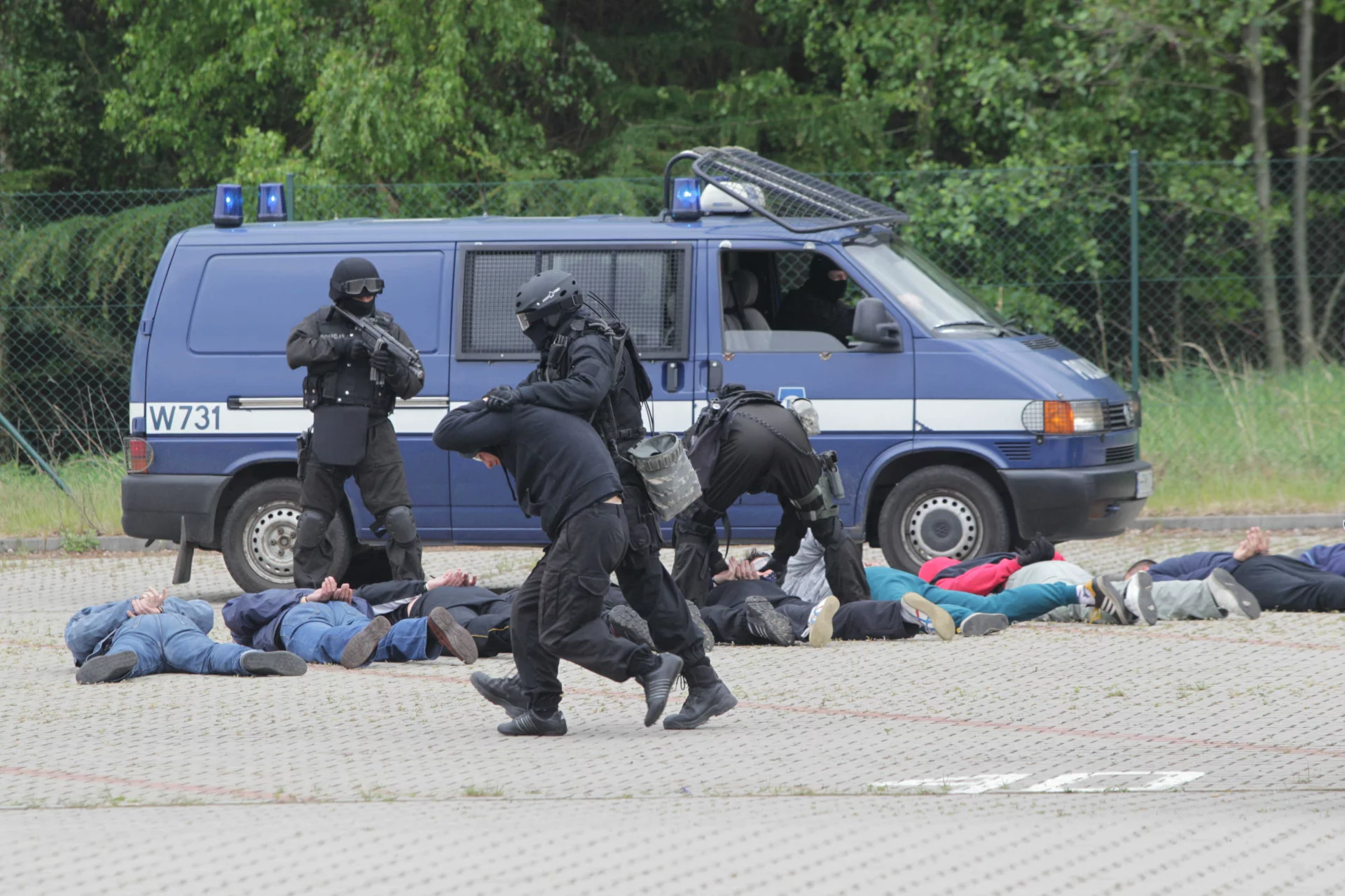 Lubieszyn, rok 2011, ćwiczenia antyterrorystyczne