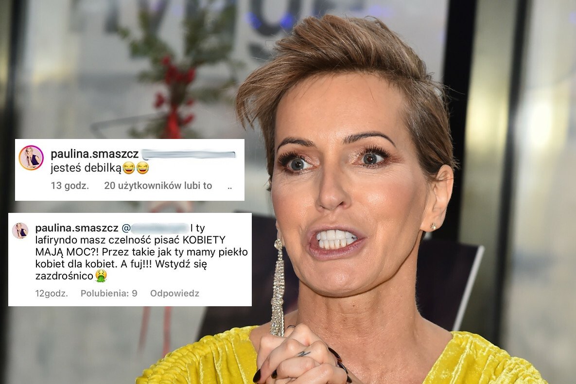 Paulina Smaszcz zaczęła kłócić z internautami pod postem o związku Cichopek i Kurzajewskiego.