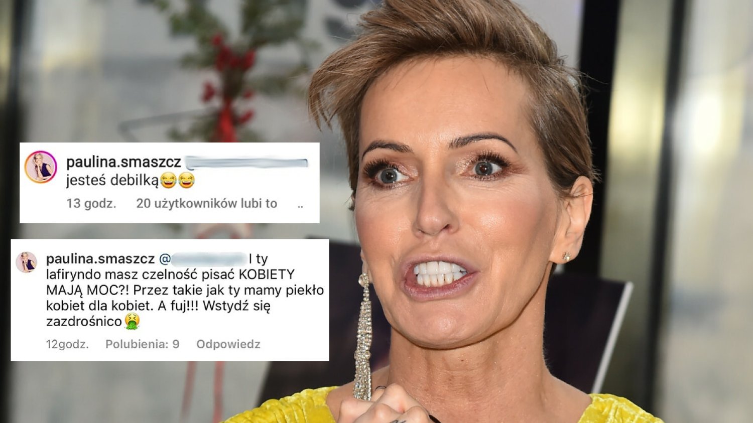 Paulina Smaszcz zaczęła kłócić z internautami pod postem o związku Cichopek i Kurzajewskiego.