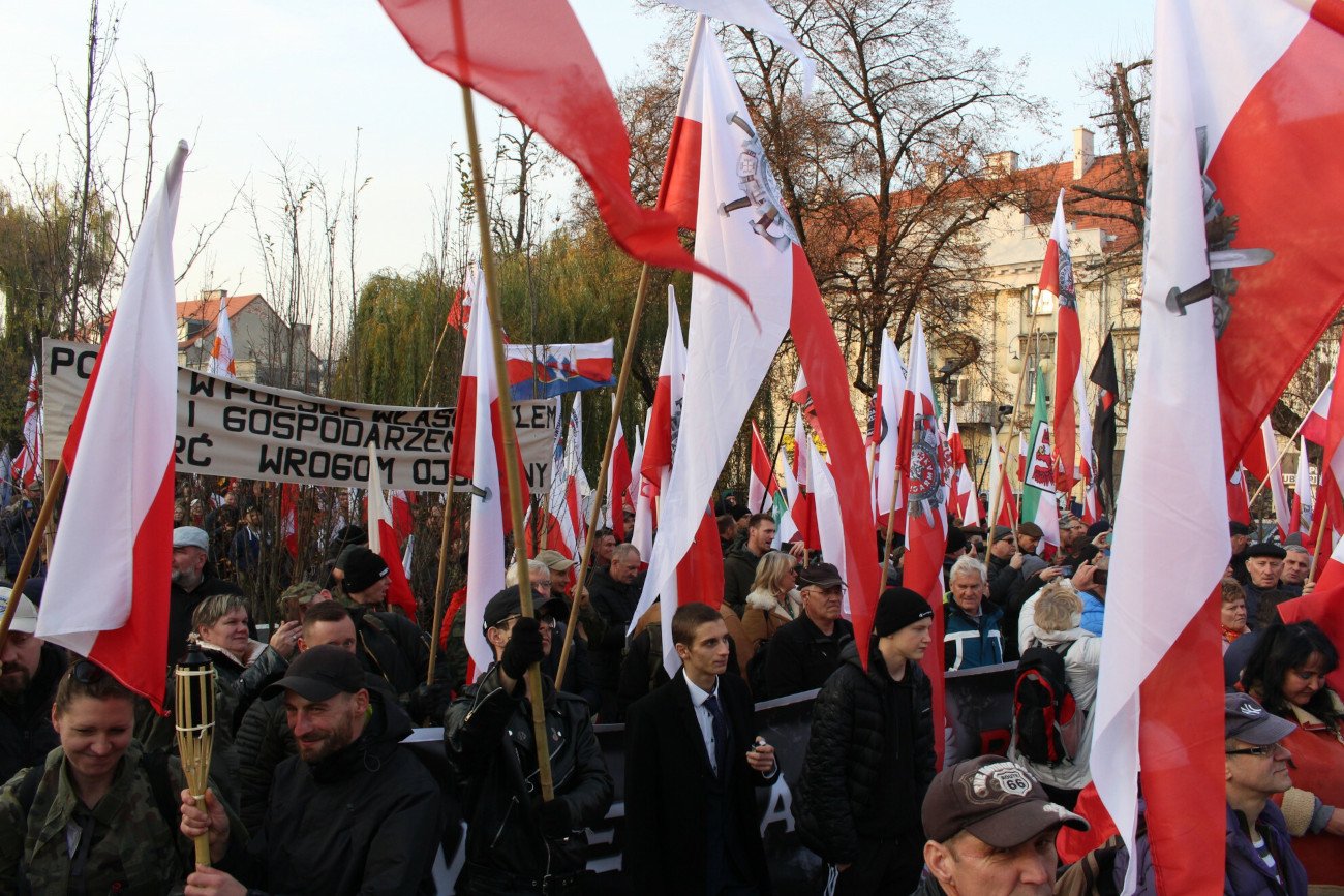 antysemicki marsz w Kaliszu