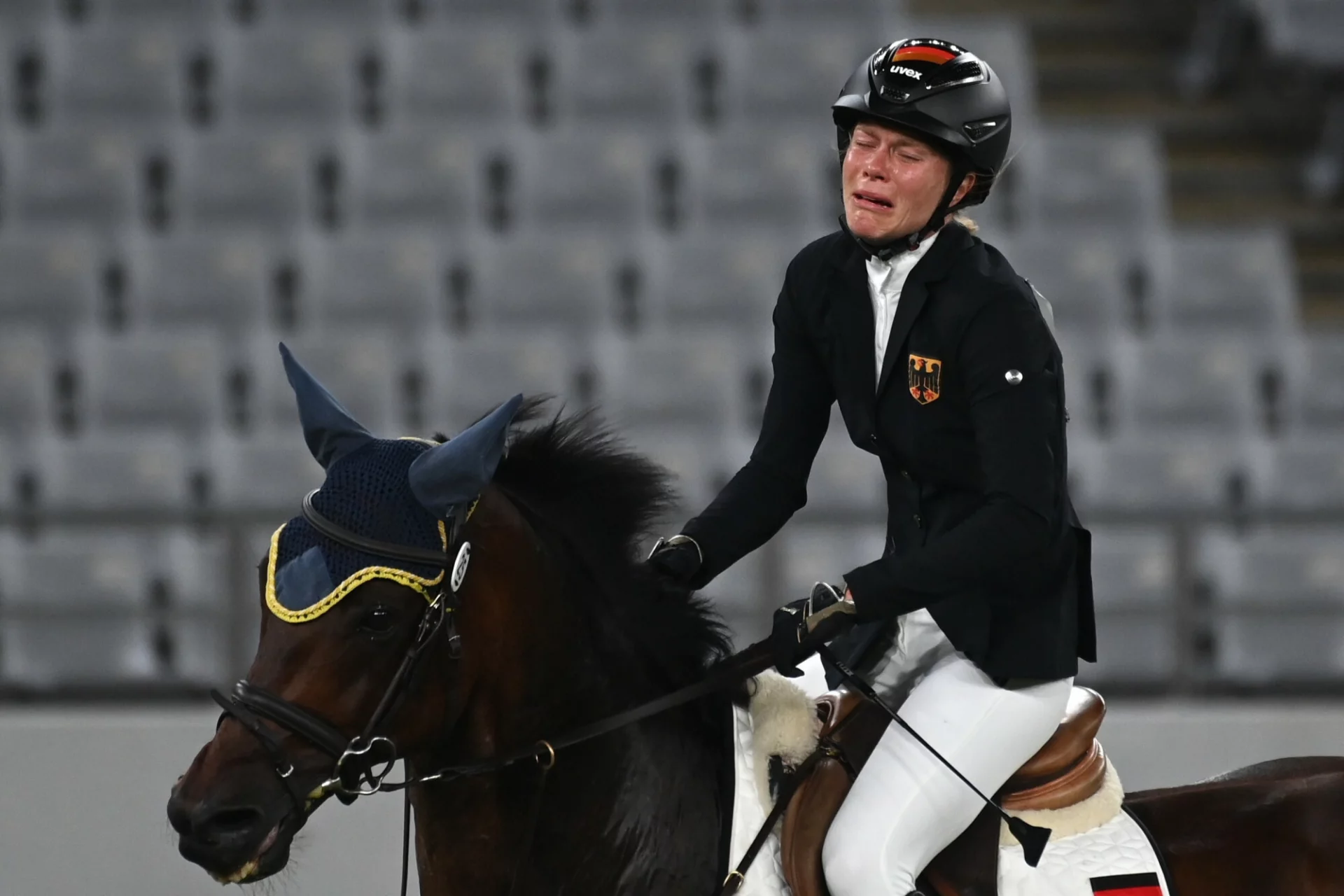 Annika Schleu przez konia Saint Boy straciła niemal pewny złoty medal olimpijski w Tokio