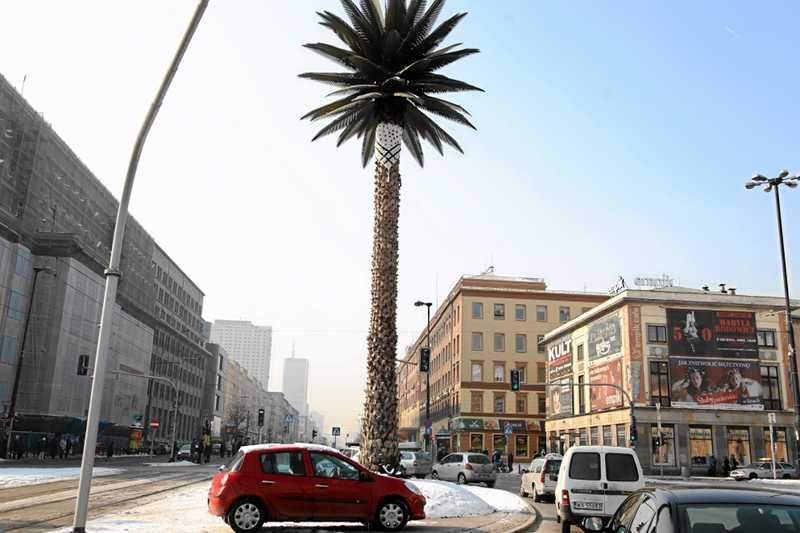 Palma na warszawskim rondzie de Gaulle'a obchodzi 10 urodziny