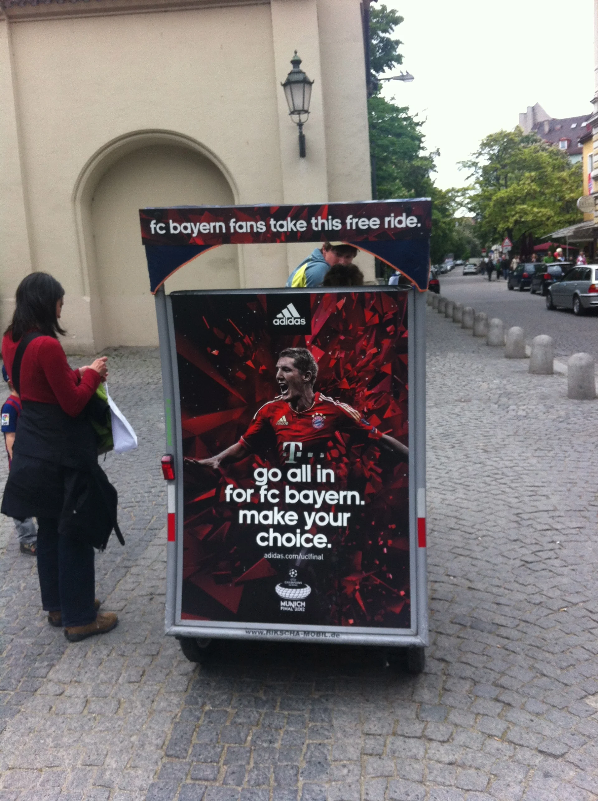 Darmowa riksza dla fanów Bayernu
