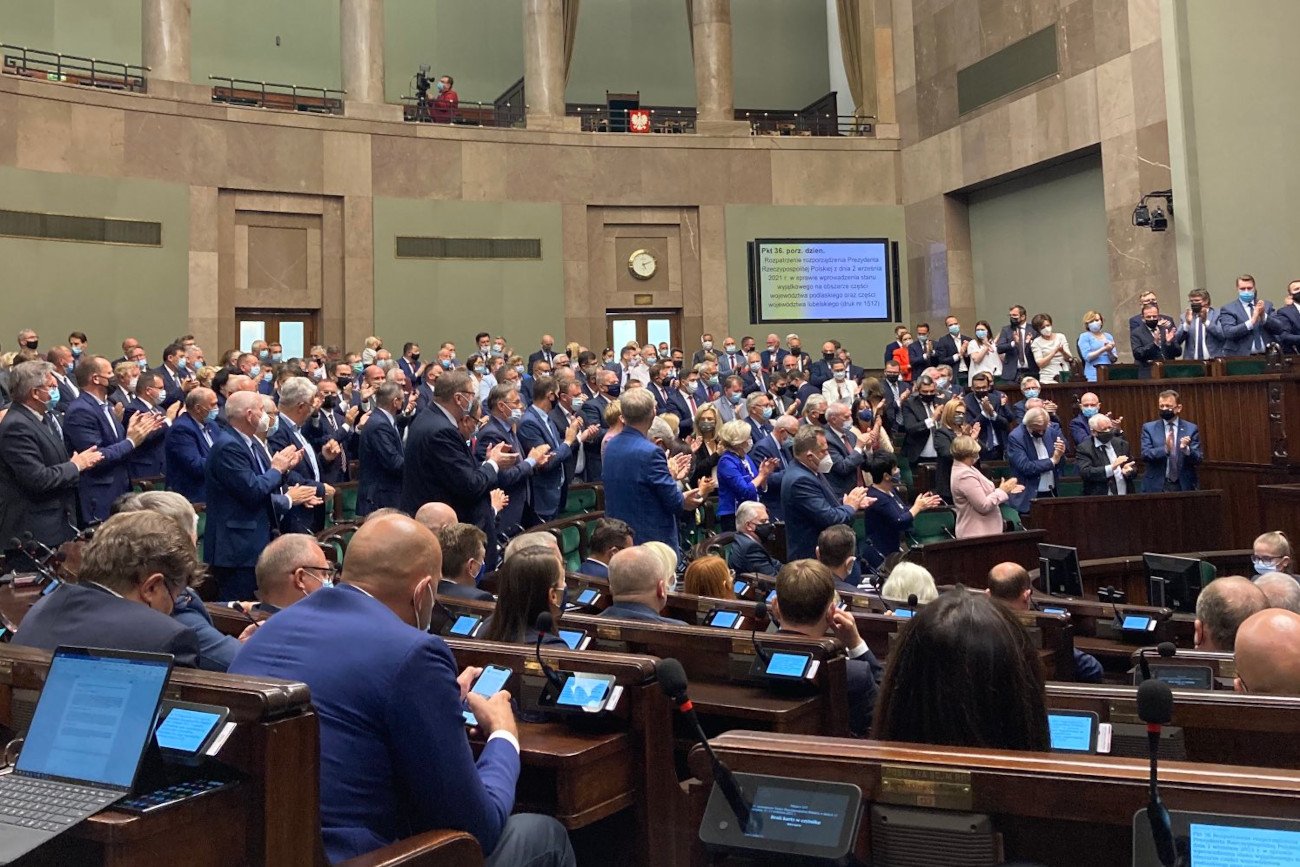 Sejm zdecydował ws. stanu wyjątkowego.